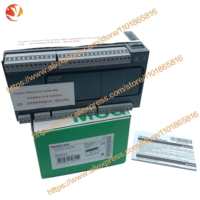 오리지널 TM200C24T TM200C40T BMENOP0300 BMXERT1604T TM200C40R TMCR2AI2 TM221M16R 만