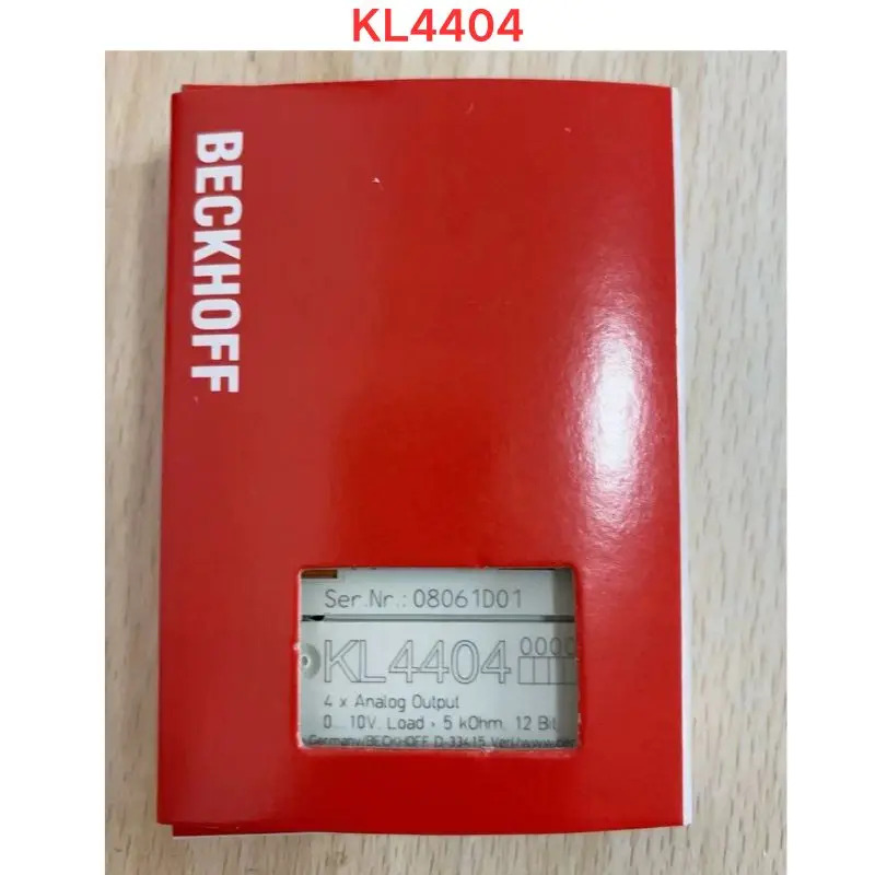 Beckhoff 모듈 KL4404 신
