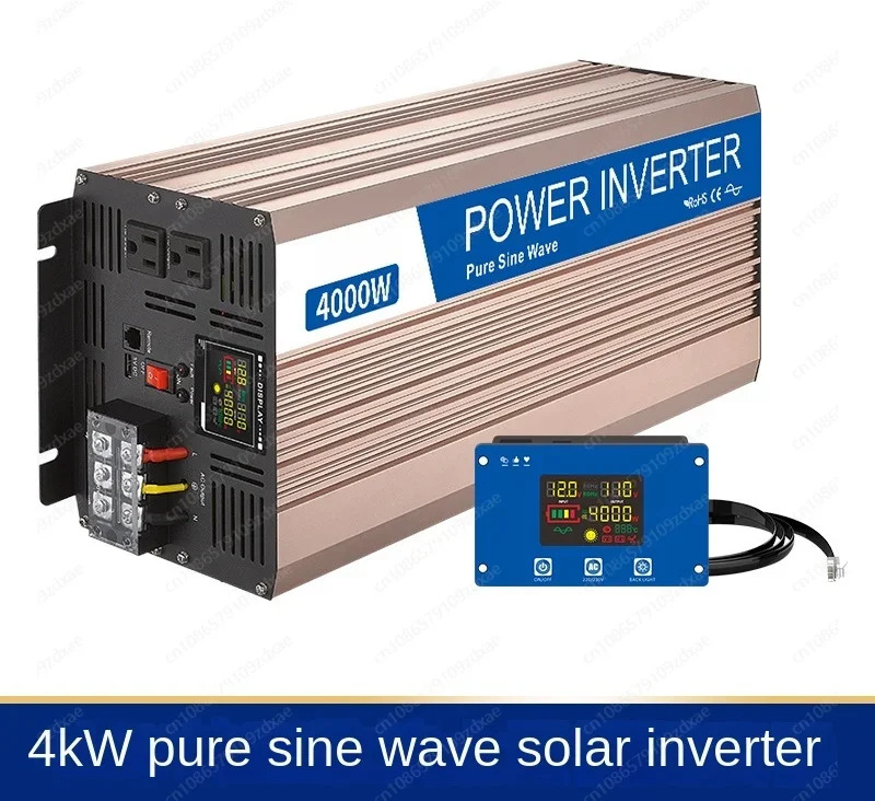 고전력 오프 그리드 순수 사인파 인버터 4000W12 24 48V 110 220V
