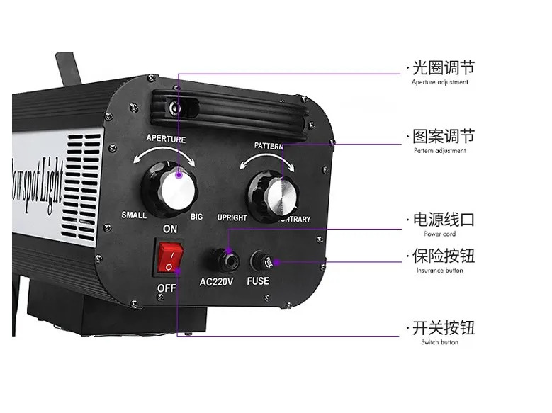 고출력 LED 트레이서 무대 제어 성능 440W 빔 패턴 웨딩 트래커 330W