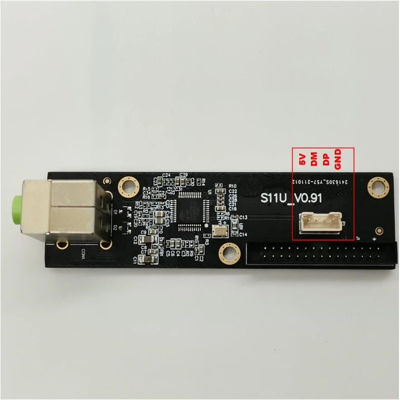 미니 오디오 보드 USB 인터페이스 지원 S11U