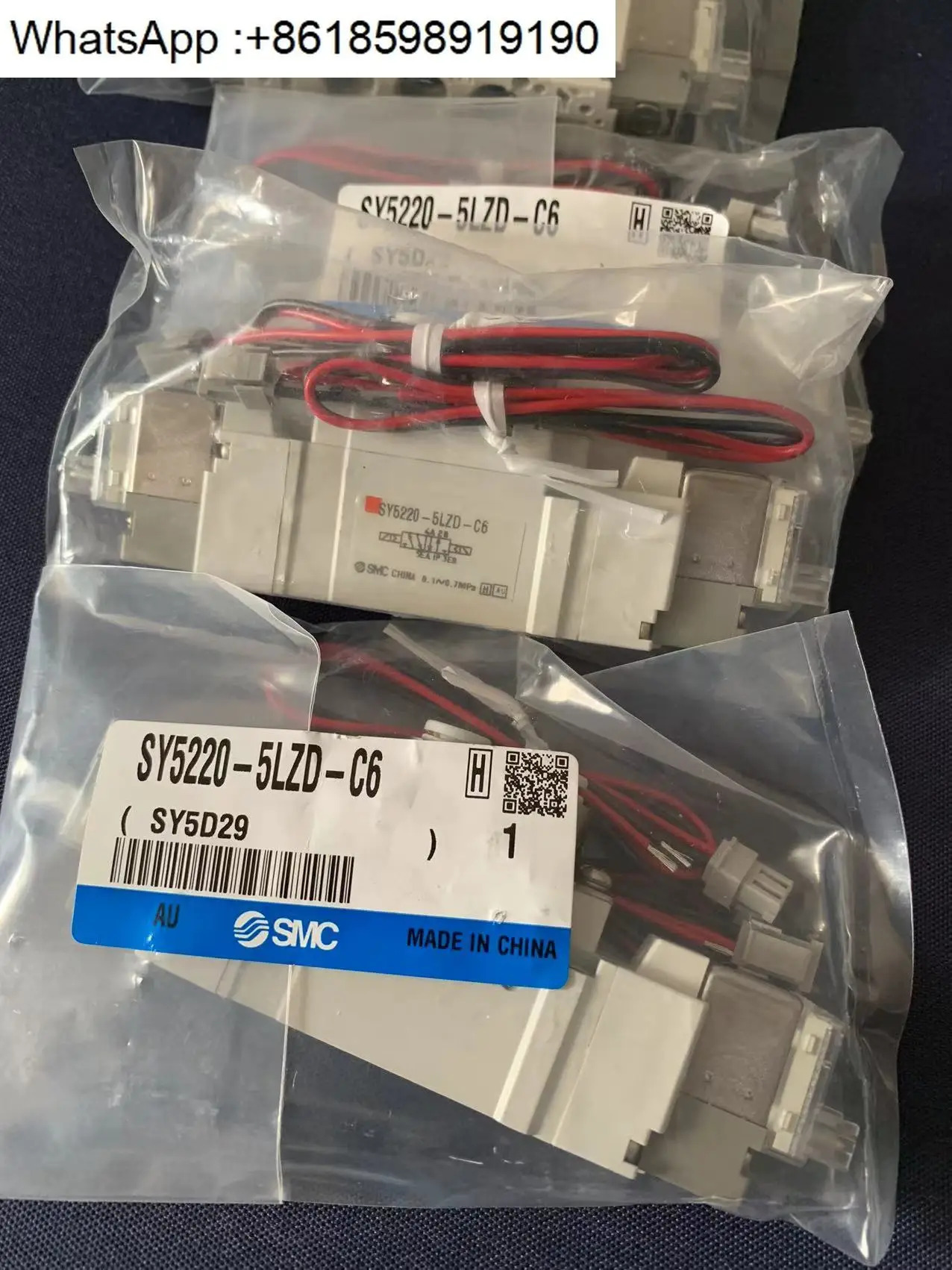 오리지널 공압 부품 솔레노이드 밸브 SY5220-5LZD-C6