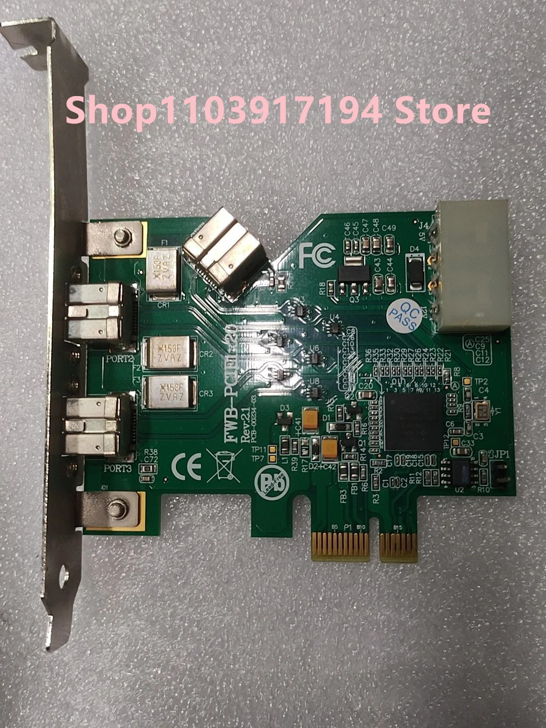FWB FWB-PCIE1X20 1394B 머신 비전 산업비전 카메라 이미지