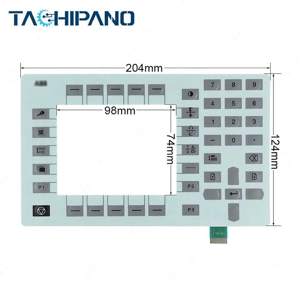 TPU2 3HNM05345-1 플라스틱 케이스 커버 하우징 키패드 스위치 키보드