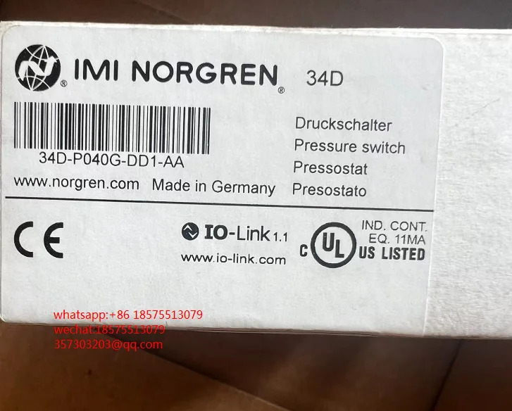 압력센서 NORGREN 34D-P040G-DD1-AA