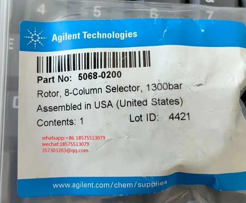 Angilent 5068 0200 로터 8 열 선택기 1300bar