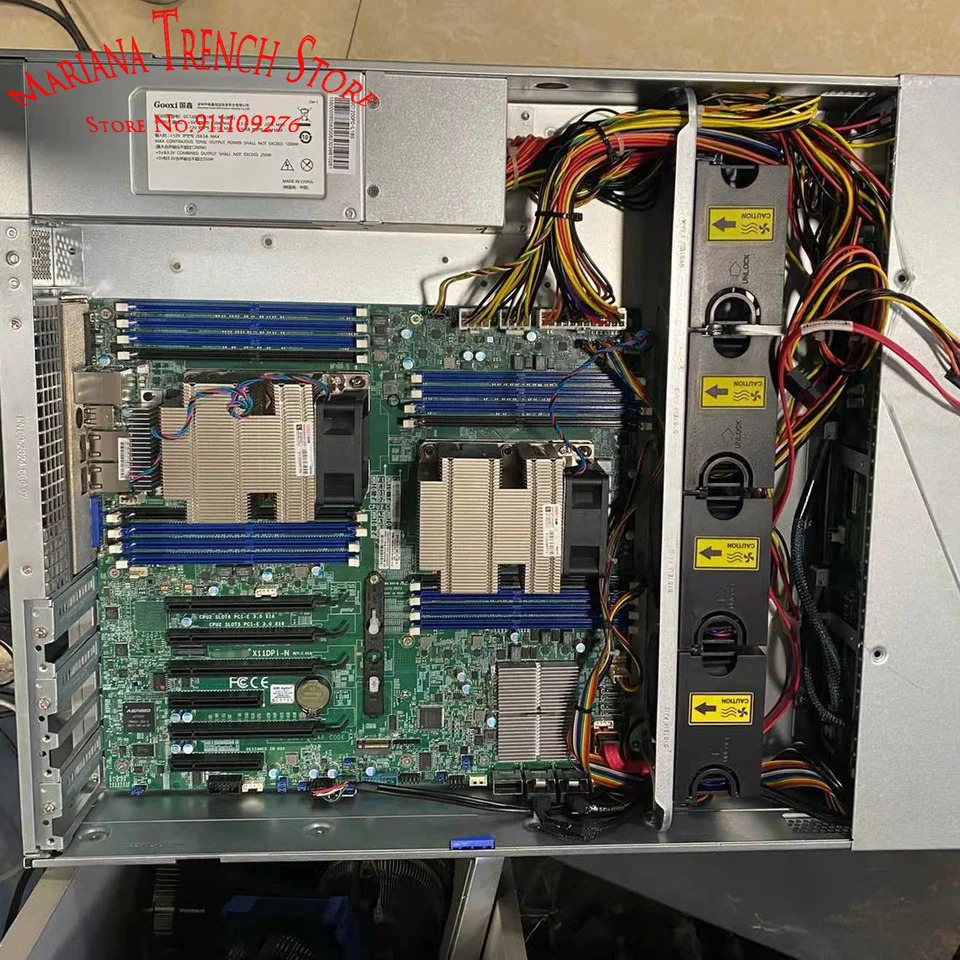 Supermicro 마더보드X11DPi-N Xeon 확장 프로세서 LGA-3647 DDR4 2 PCI-E 3.0 NVMe x4 내부 포트