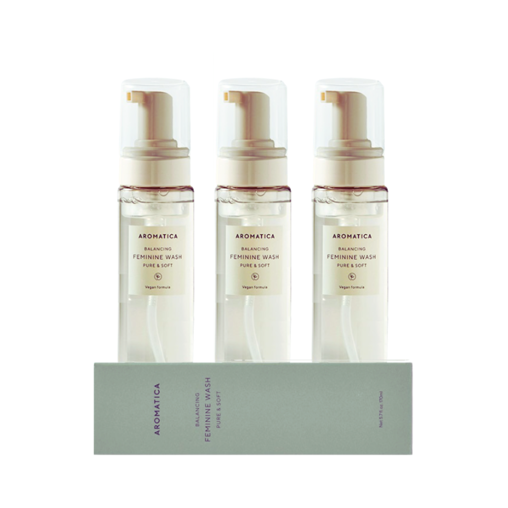 아로마티카 퓨어 앤 소프트 여성청결제 170ml x3개 - 상품 이미지