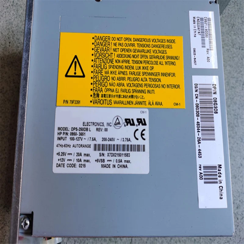hp호환 250W 전원공급장치 8G308 DPS-250DB L 0850-3651 미사PSU 거신