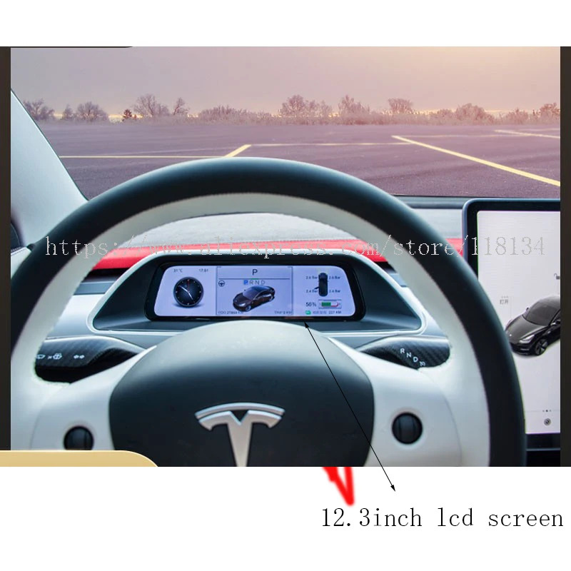 2014 테슬라호환 모델 S LA123WF1-SL01 LCD 디스플레이 화면 X LA123WF4-SL01 기기 부품 12.3 인치