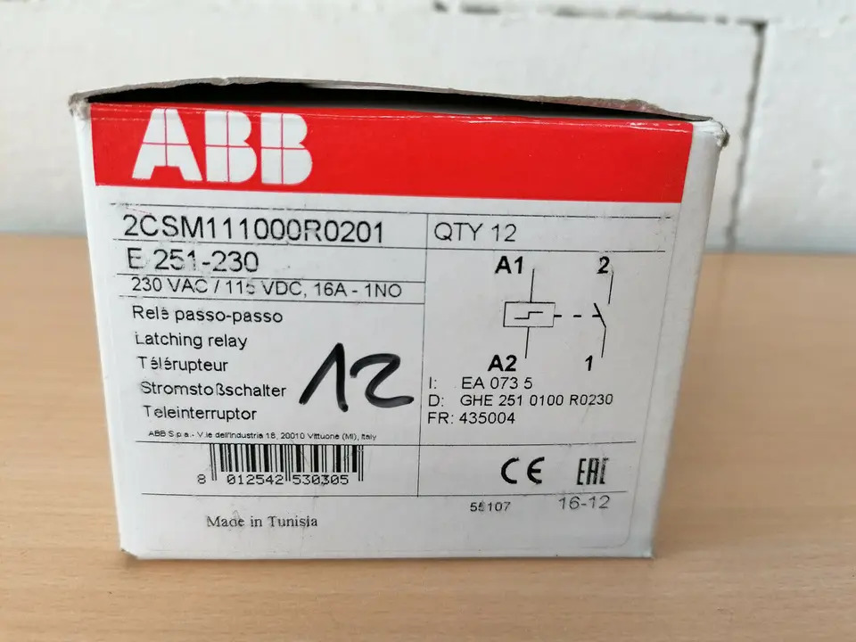 ABB 선박 접촉기 E251-24 E251-48 E251-230 신