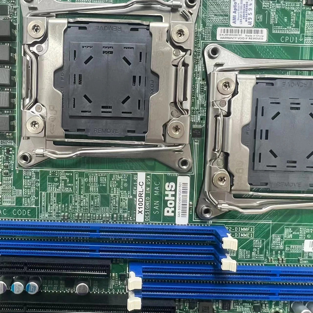 듀얼 소켓 슈퍼마이크로 마더보드 X10DRL-C R3 LGA 2011 Xeon 프로세서 E5-2600 v4 / v3 군 지원