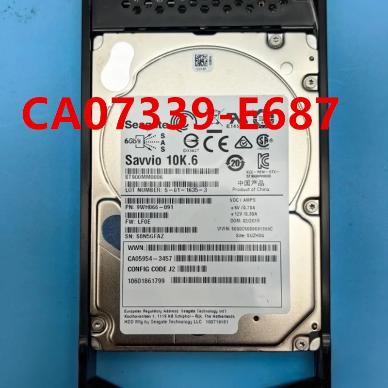 CA07339-E687 CA05954-3457내부 하드 FUJITSU 900GB 2.5 10K 64MB SAS거새 원본 드라이브