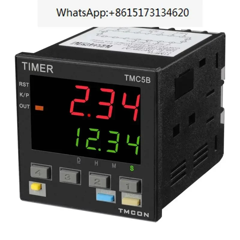 TMCON TMC5B-A3 디지털 디스플레이 시릴레이 타이머 지연 릴레이 어큐뮬레이터