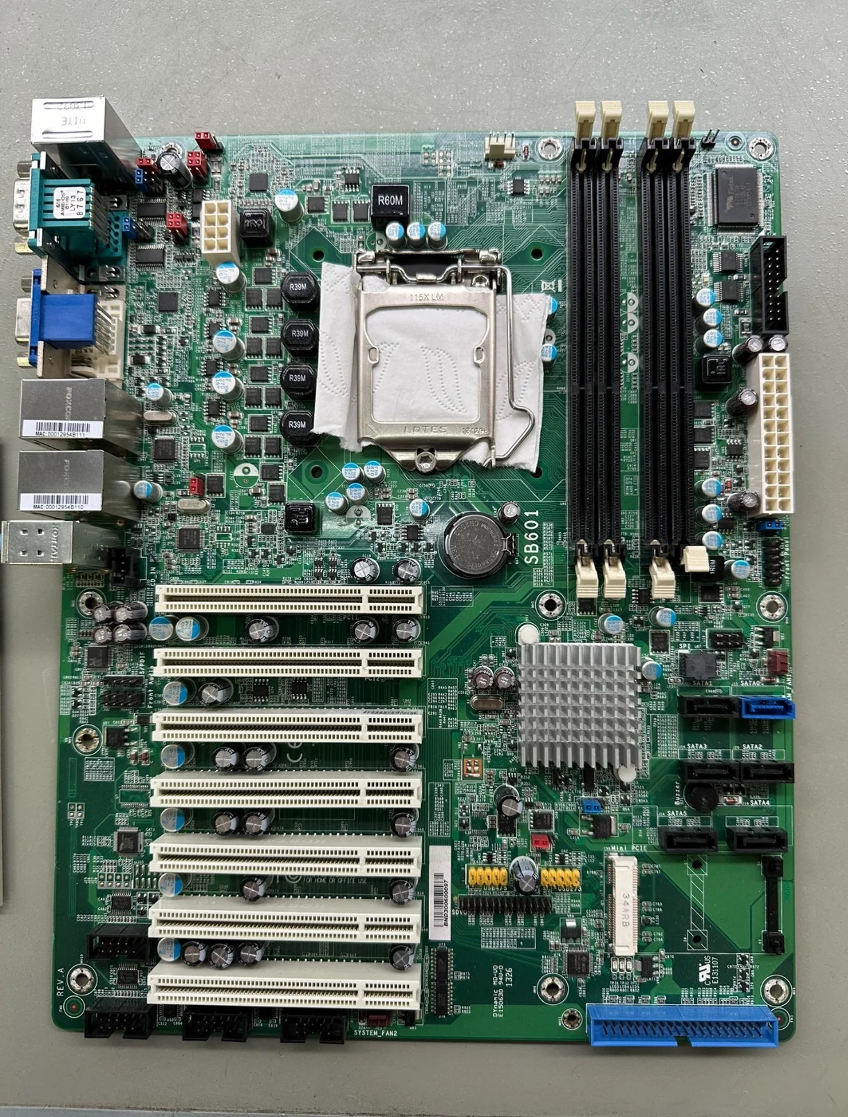 DFI SB601 산업컴퓨터 장비 마더보드PCI 슬롯 7개