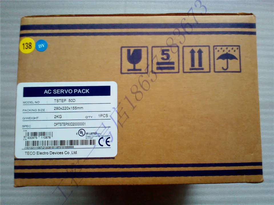 East Yuan 서보 드라이버 TSTEP50D  모터 TSB13152B-3NTA 세트 1.5KW2000 RPM 뉴