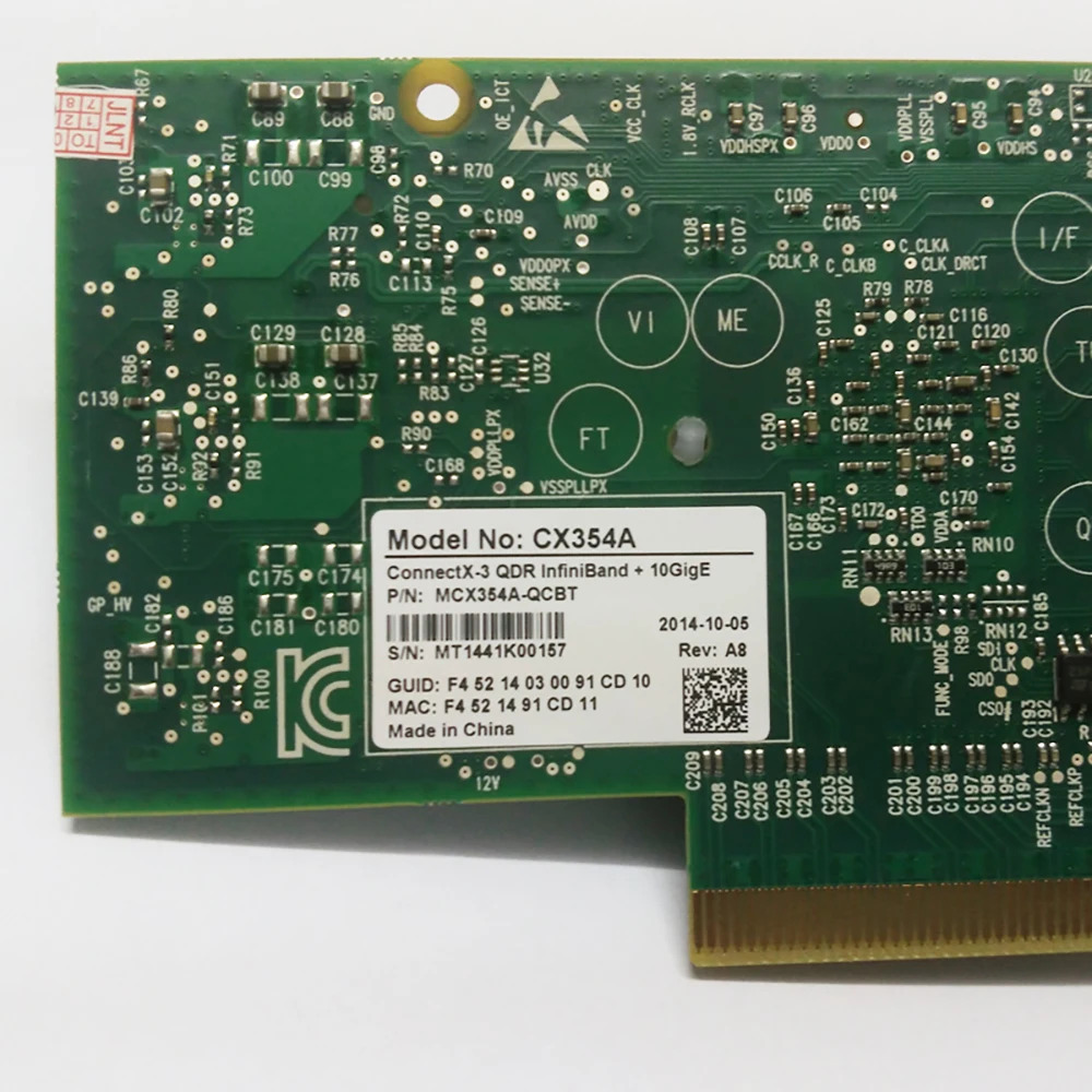 HCA 네트워크 카드 MCX354A-QCBT ConnectX-3 QDR InfiniBand10G