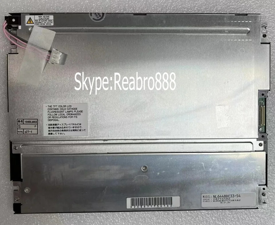 NL6448BC34 산업LCD 스크린 디스플레이 패널 10.4 인치