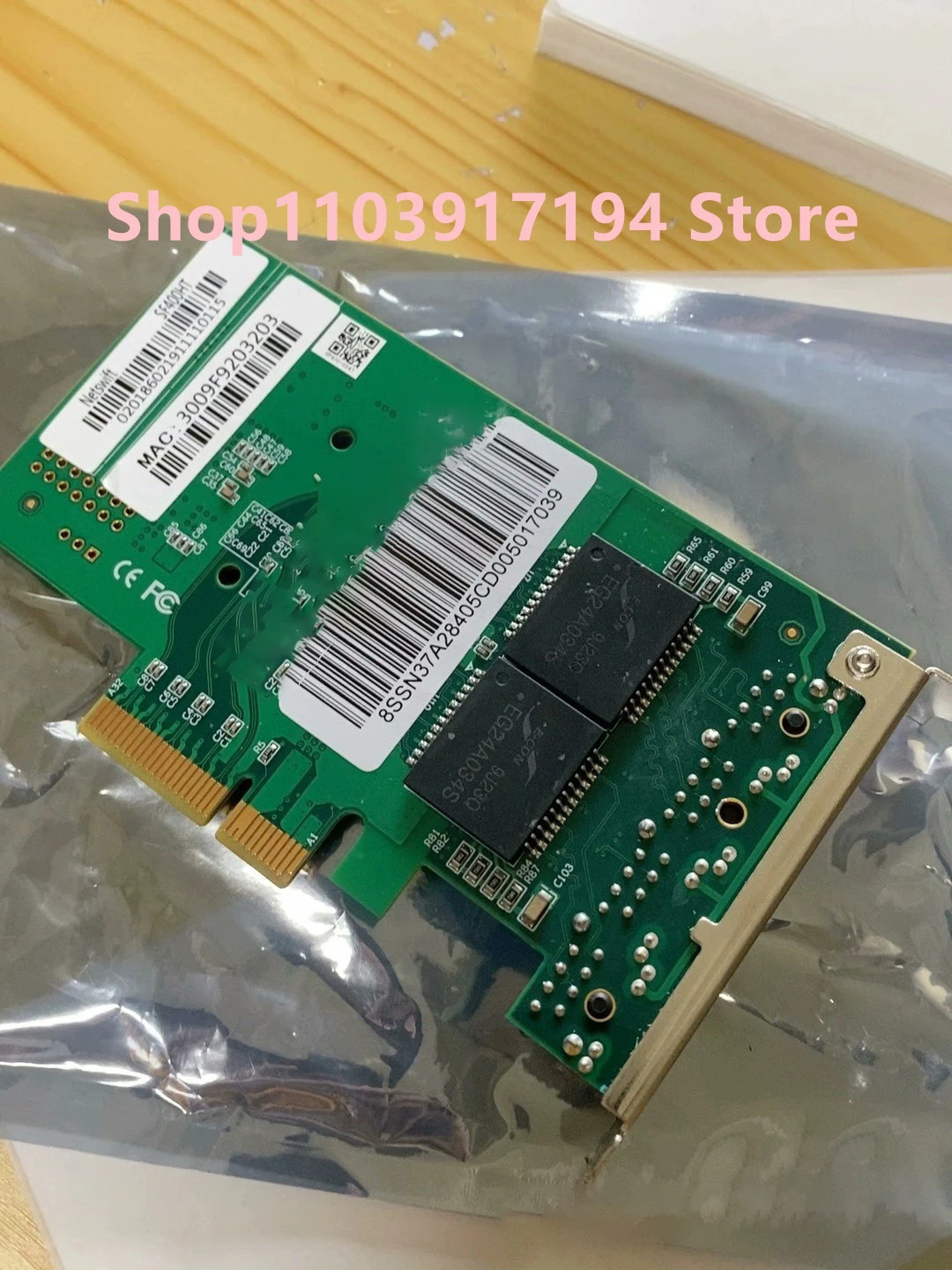 SHANXUN SF400HT 4 포트 기가비트 네트워크 카드 WX1860AL4 칩
