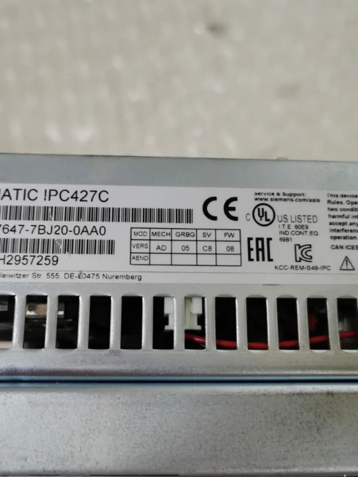 지멘스 산업컴퓨터 IPC427C 6ES7647-7BJ20-0AA0 오리지널 포장 흥정