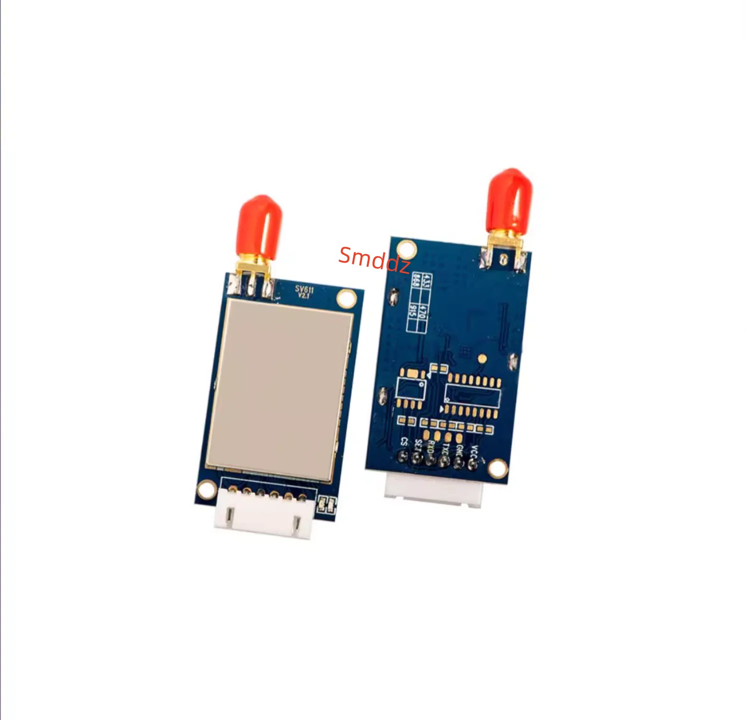 SV611 산업등급 43 무선 투과율 Si4432 직렬 포트 트랜시버 모듈 100mWTTL2