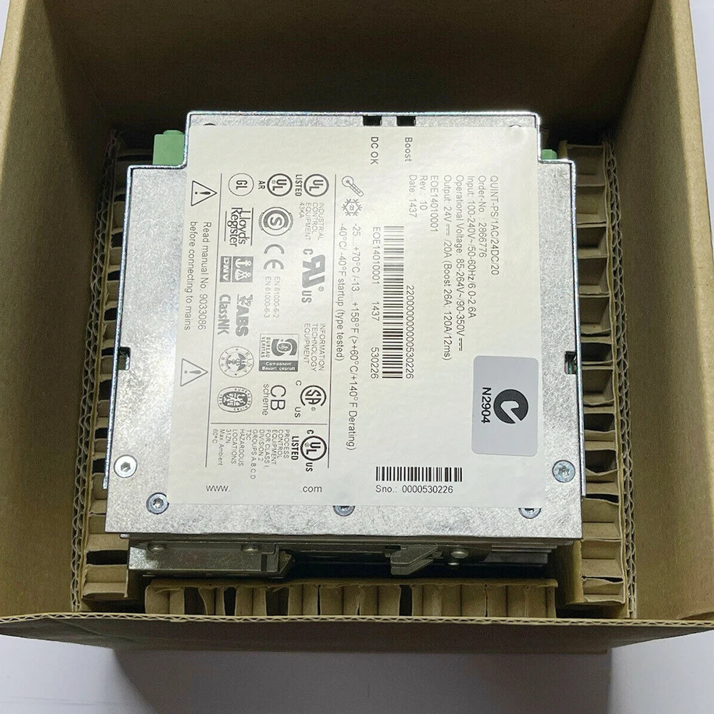 피닉스 레일 스위칭 전원공급장치 QUINT-PS 1AC 24DC 20 2866776