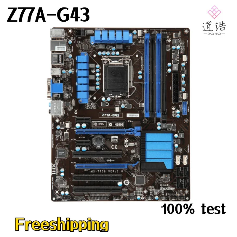 Z77A-G43 마더보드32GB HDMI LGA 1155 DDR3 Z77 메인보드 완전 작동 리퍼