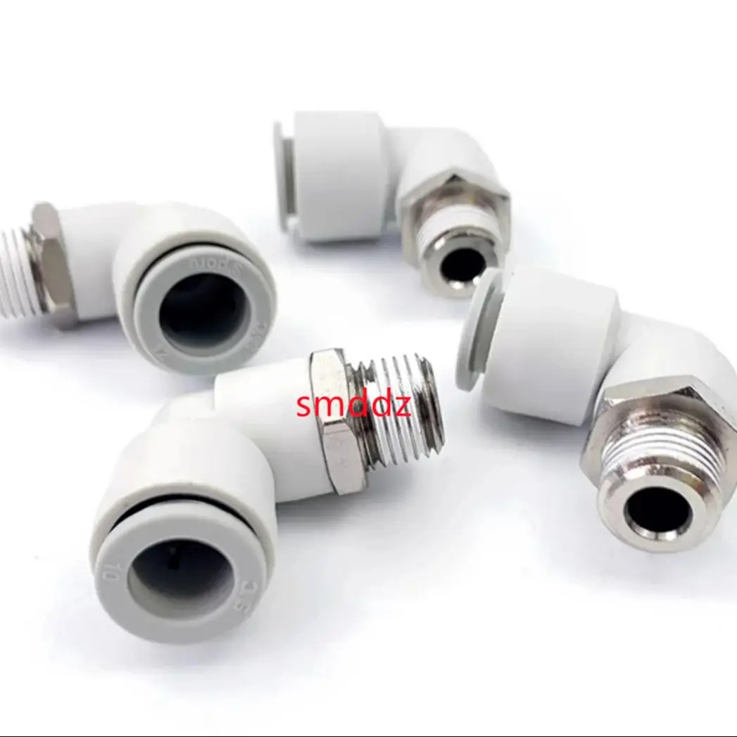 10pcs/기관 벤드 조인트 KQ2L04-M5 KQ2L04-01S KQ2L04-02S KQ2L06-M5 KQ2L06-01S KQ2L06-02S