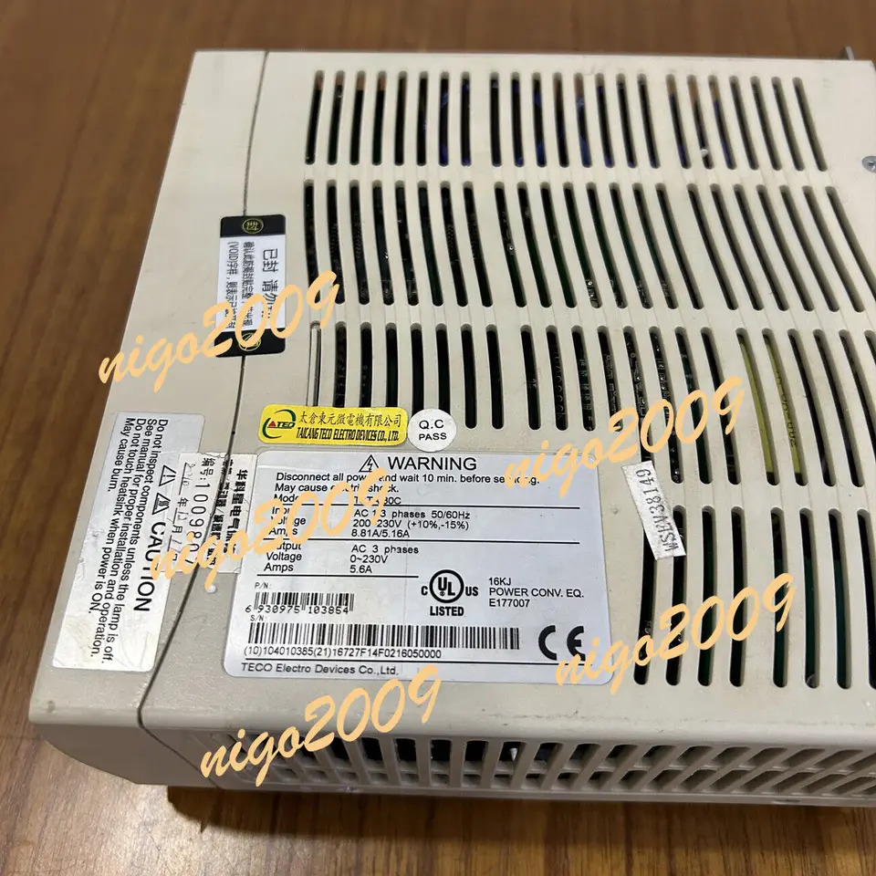 리퍼 완료 TECO TSTA 30C 서보 드라이브 상태 고품질