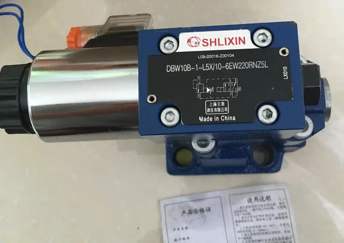 Hengli shlixin 전자기 릴리프 밸브 DBW30B-2-L5X/20-6EG24NZ5L DBW10B-1-L5X/10-6EW220RNZ5L DBW20B-1-L5X/10U-6E