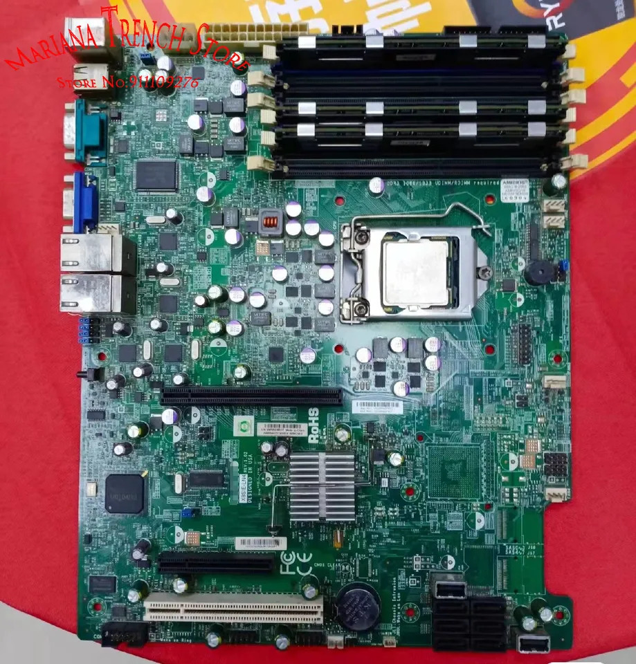 슈퍼마이크로 마더보드X8SIE-LN4 LGA1156 제온 X3400 L3400 시리즈 코어 i3 DDR3 쿼드 기가비트 이더넷 82574L