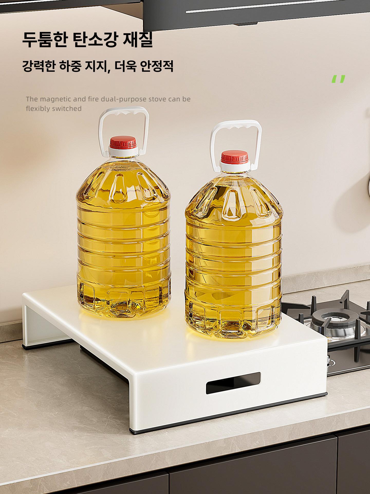 다용도 덮개 가스레인지 선반 패드 보호커버 화상예방 냄비받침 인덕션커버 - 상세 이미지 3