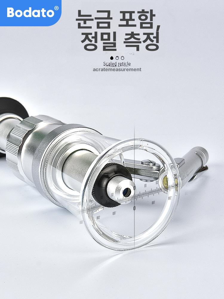 고배율 조명확대경 스탠드형 산업용 돋보기 정밀작업 보석감정 검사용 감정용 렌즈 - 상세 이미지 3