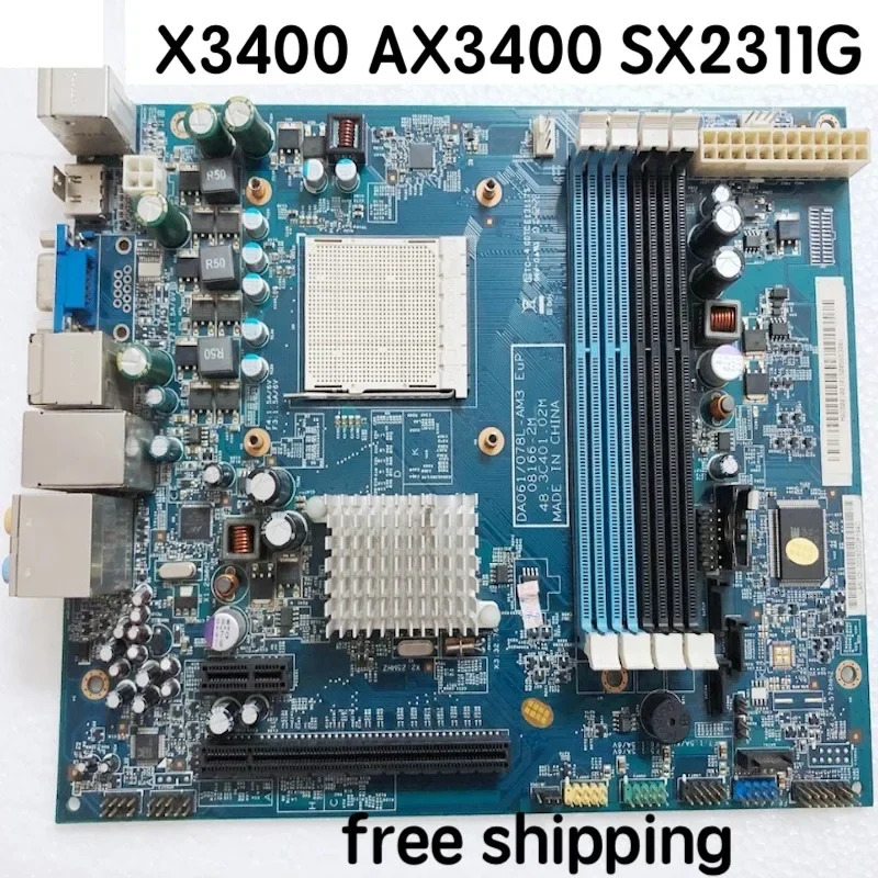 DA061/-078L-AM3 acer SX2311 X3400 AX3400 X5400 마더보드 08166-2M 48.3 C 401.02 M 메인보드 완전 작동 리퍼