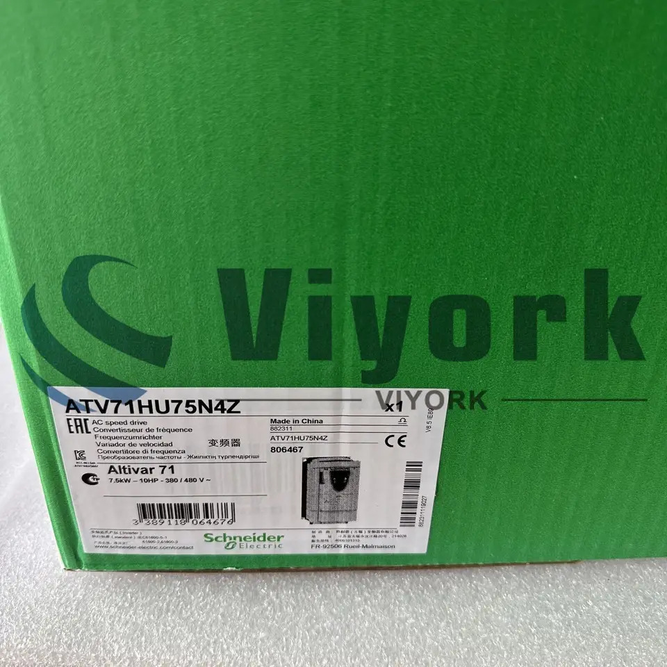 슈나이더 가변 속도 드라이브 ALTIVAR 71 480VAC 7.5KW 10hp호환 ATV71HU75N4Z 신