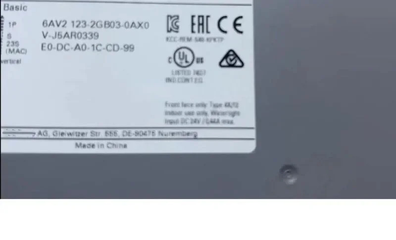 SIMTransit HMI KTP700 세미 베이스 패널 키/터치 작동 TFT 7인치 화면 6Trento 3-2GB03-0AX0 65536 리퍼 완료