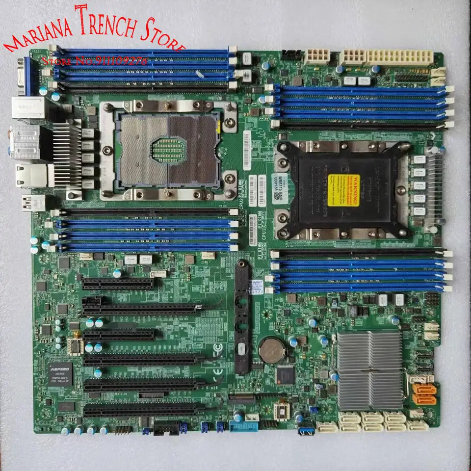 슈퍼마이크로 마더보드X11DAi-N Xeon 확장 프로세서 듀얼 소켓 LGA-3647 DDR4 PCI-E 3.0 M.2 SATA3