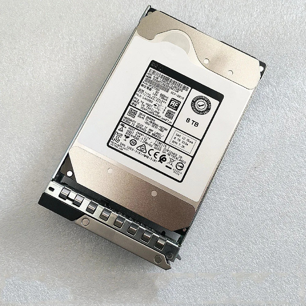 DELL 0KRDKK 12G SAS HUH8TB 721008 AL5200 서버 하드 드라이브 3.5인치