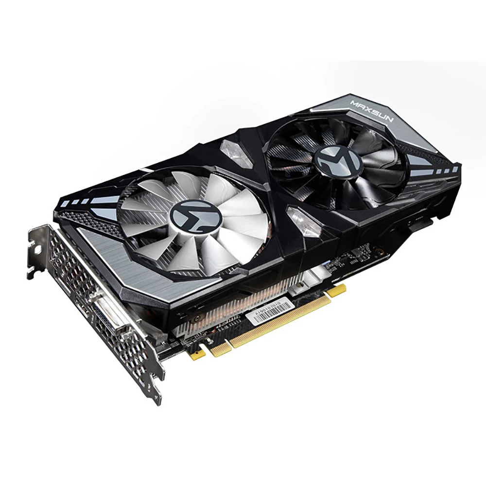 오리지널 MAXSUN 그래픽 카드 GeForck호환X1660Ti 터미네이터 6G DDR6 X 1660 192bit 1770MHz 리퍼 된