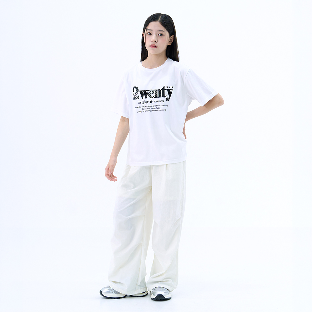더데이걸 도트 레터 박시 반팔티 TGRA26315 이미지 6