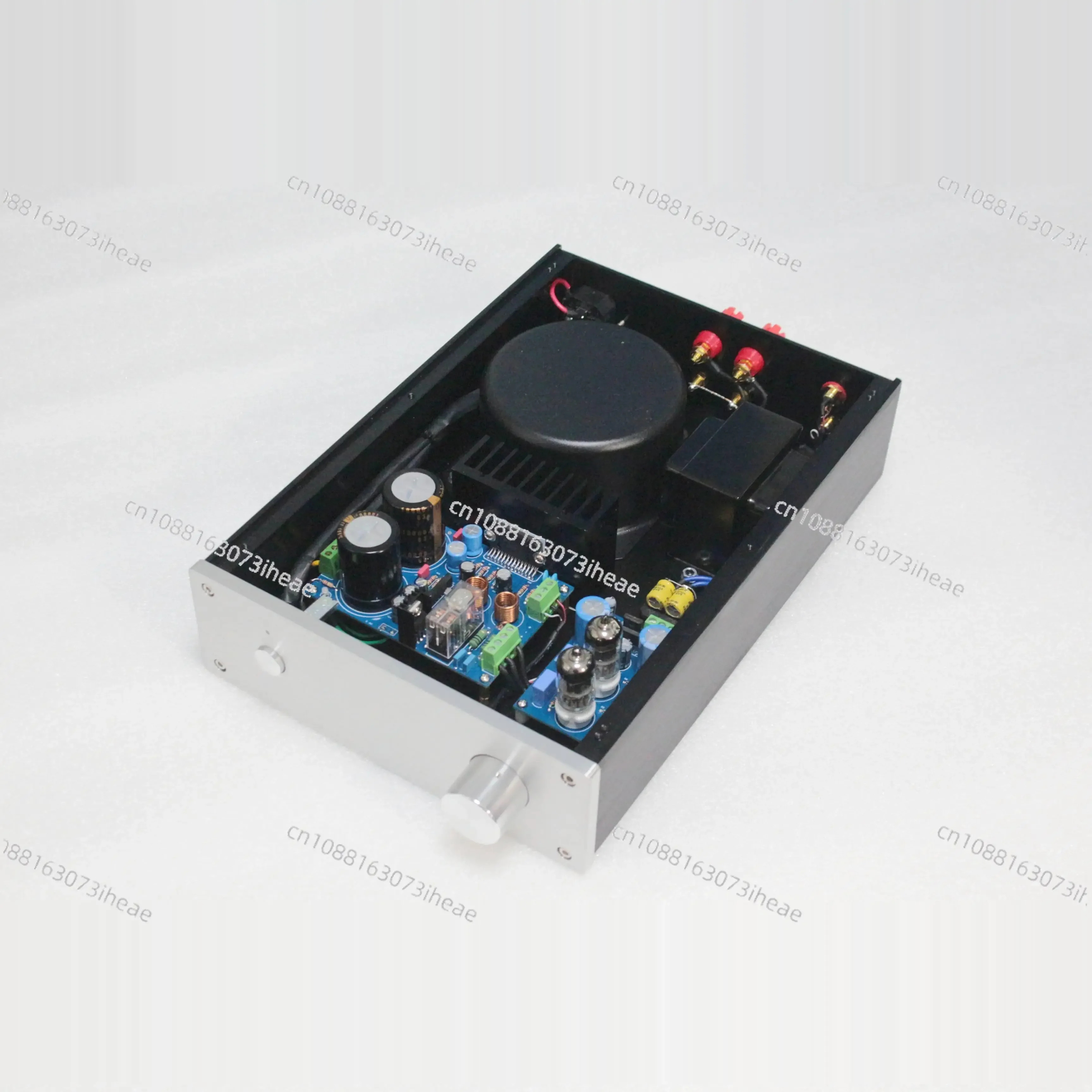 TDA7293 L4780 파워앰프 6J1 튜브 프런트 스테이지 완성품과 결합된 기계