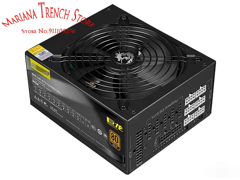 GreatWall 서버GW-EPS1250DA 풀 모듈 전원공급장치 정격 전력 1250W 80 플러스 골드