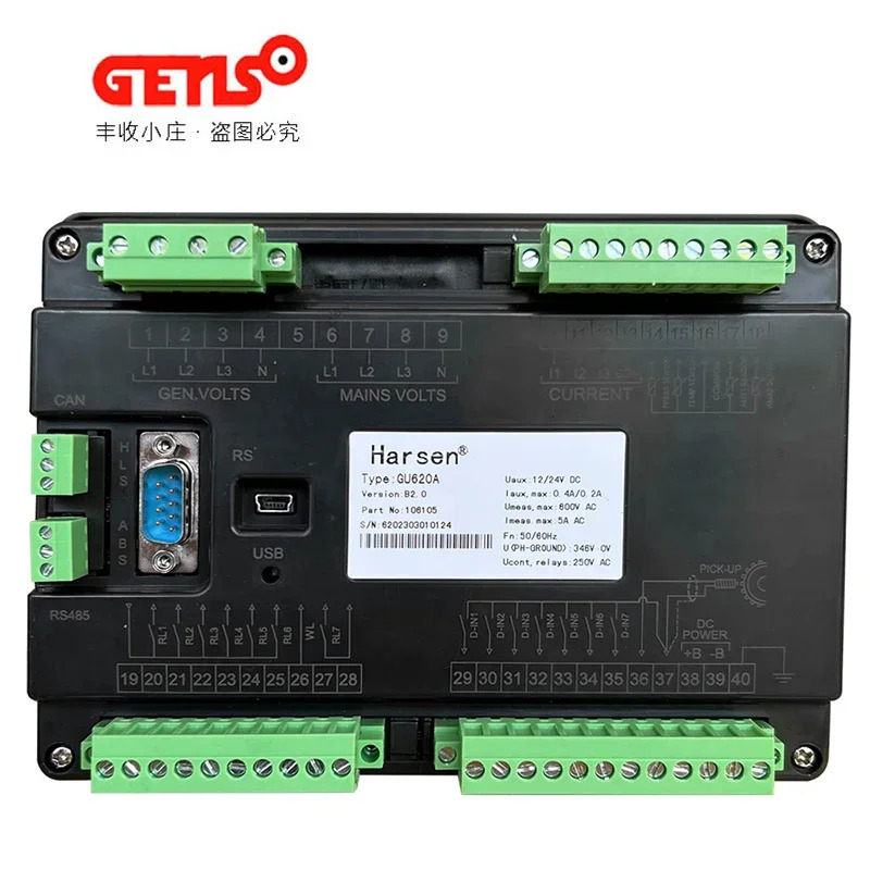 GU620A-00 컨트롤러 GU641CC 오리지널 GU3321 자동 시작 지능형 제어판 GU621A
