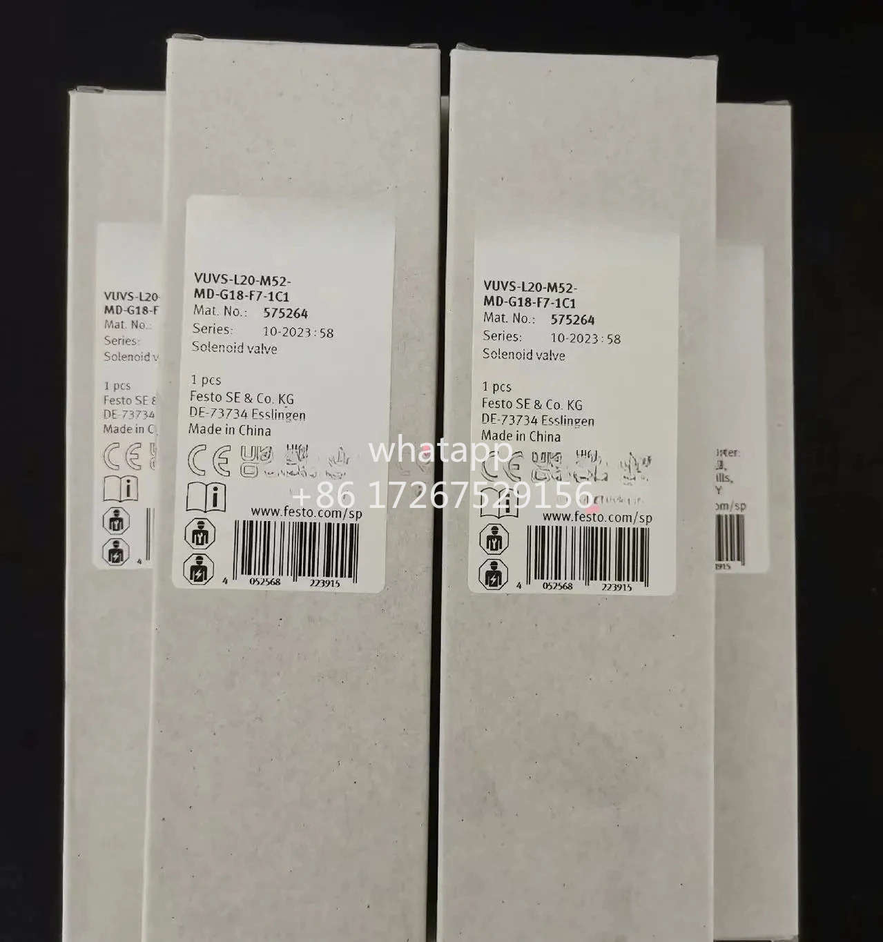 VUVS-L20-M52-MD-G18-F7-1C1 575264 솔레노이드 밸브