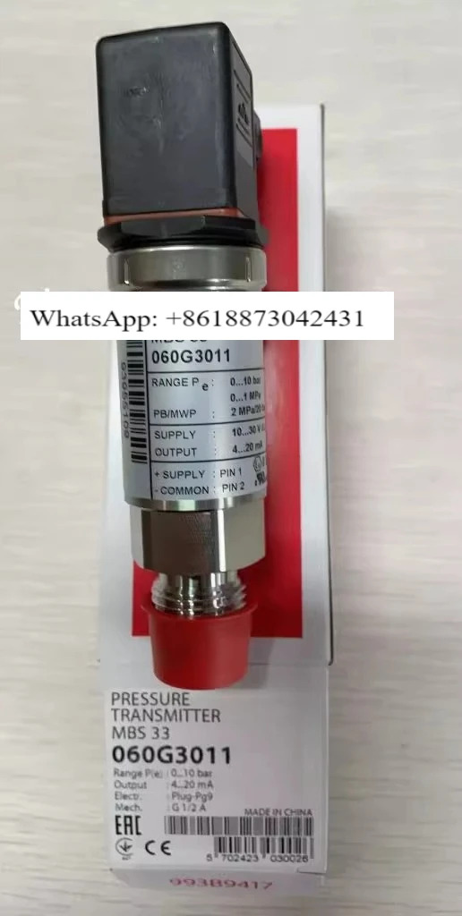 MBS33 압력 트랜스미터 060G3006/3012/3019/3036/3040 원본.