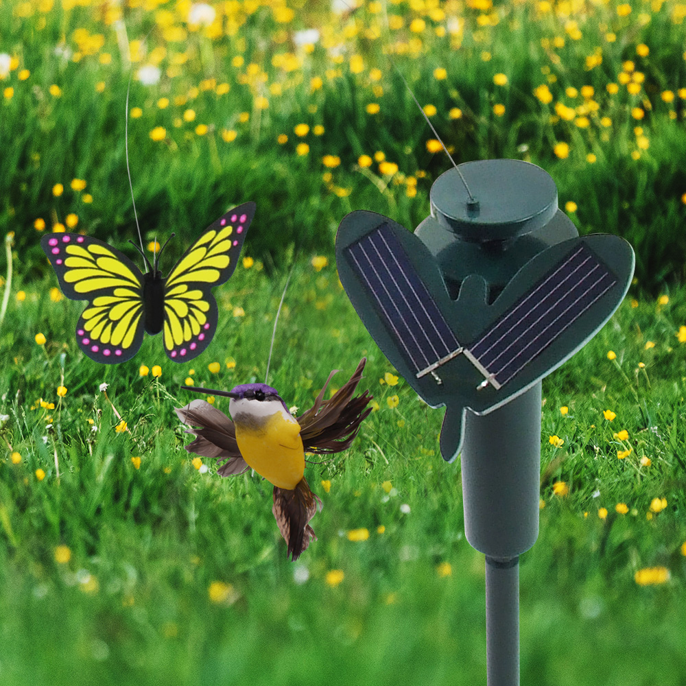 솔라콤 태양광 춤추는 조명 잔디등 시장 파리 나비 - 상세 이미지 3