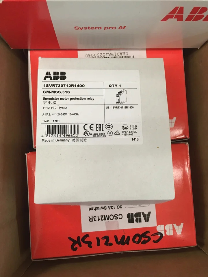 ABB 서미스터 모터 보호 릴레이 CM-MSS.31S 신
