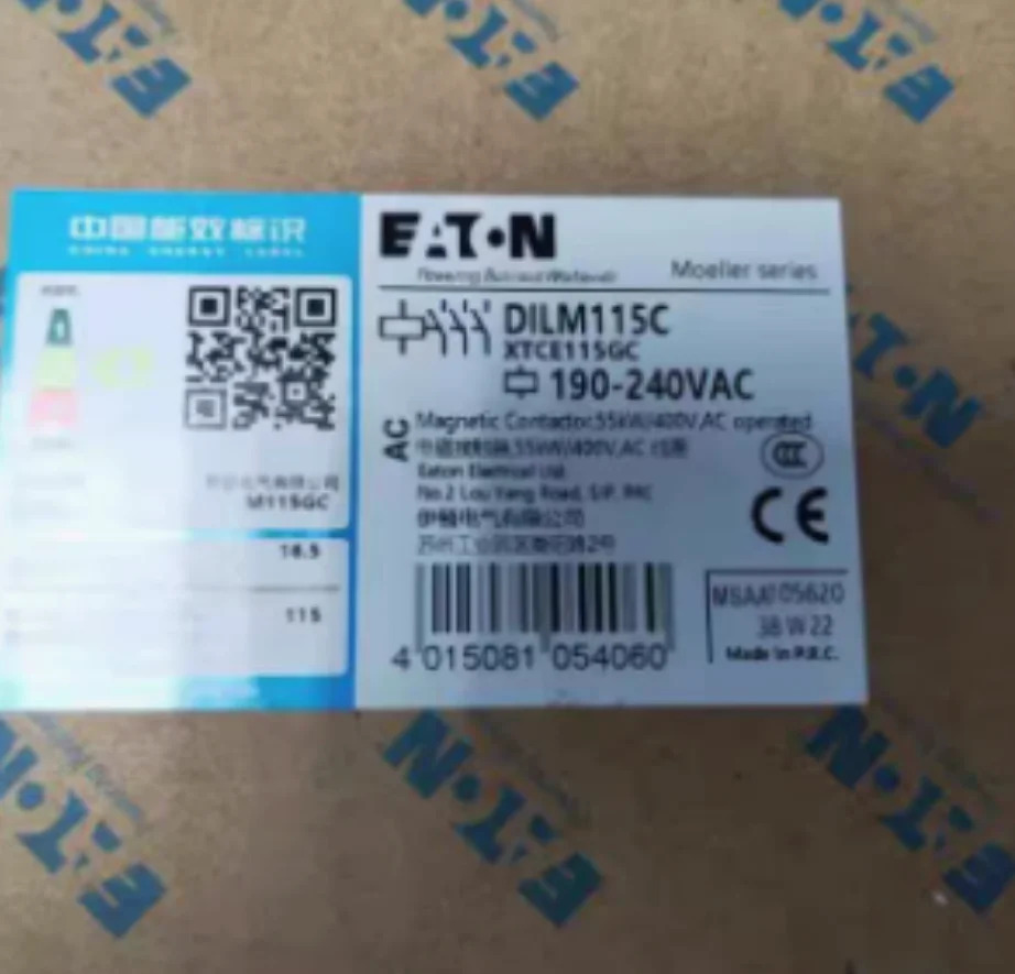 Eaton AC 접촉기 DILM115CRAC240 표준 115A 신