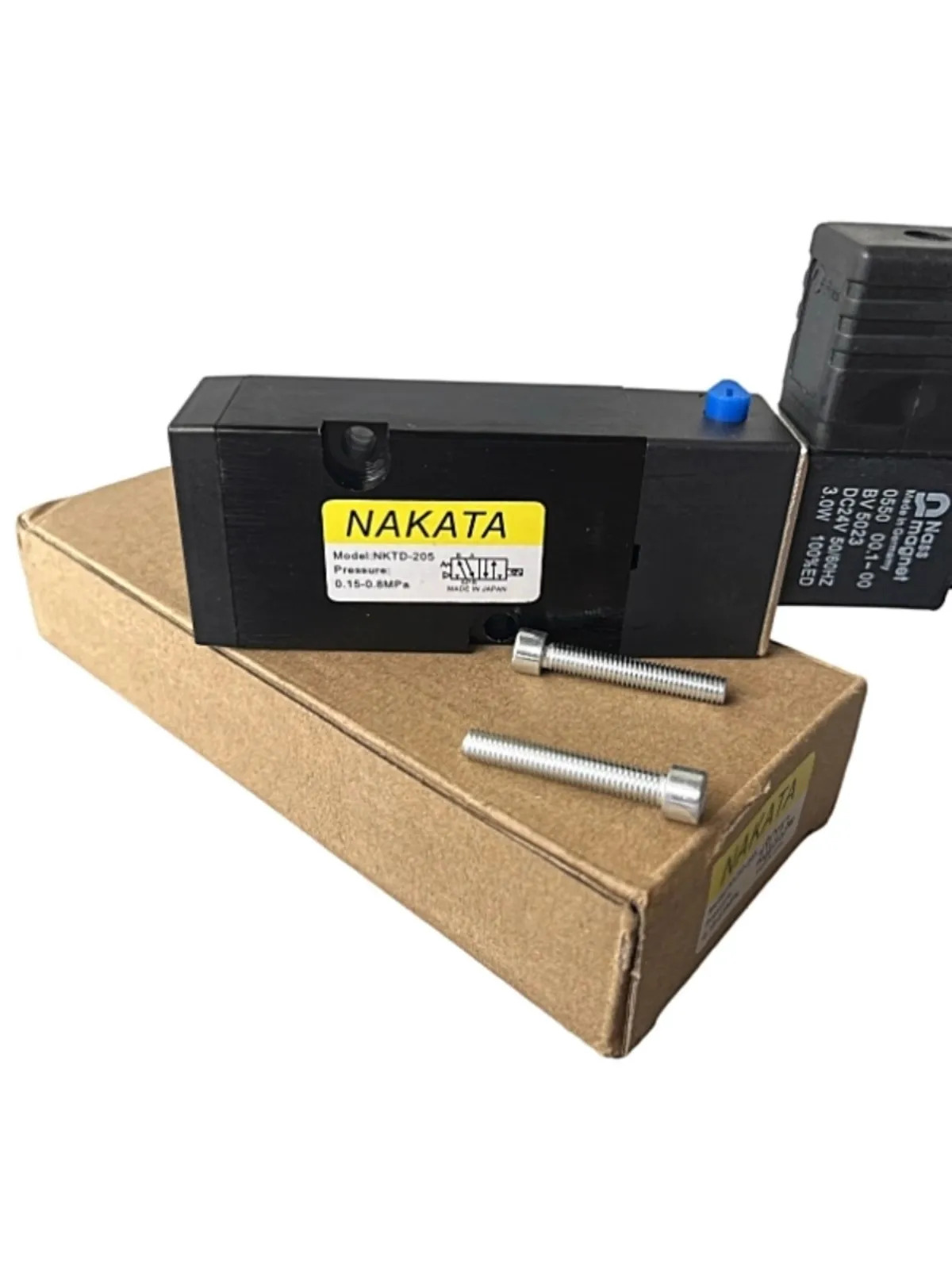 NAKATA 공압 솔레노이드 밸브 NKTD-205 NKTD-203 AC220V AC110V DC24V