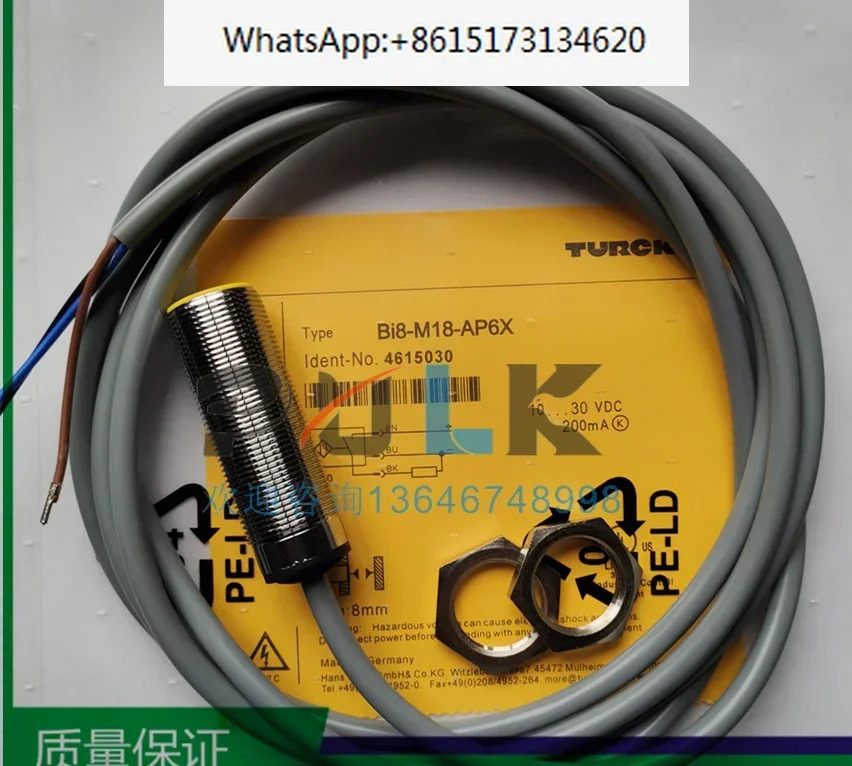 터크 스위치 Bi8-M18-AP6X Bi8-M18-AN6X Bi8-M18-AP6X-H1141 2 개